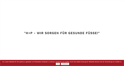 Desktop Screenshot of hp-ortho.de
